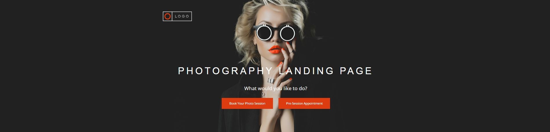 landing page banner
